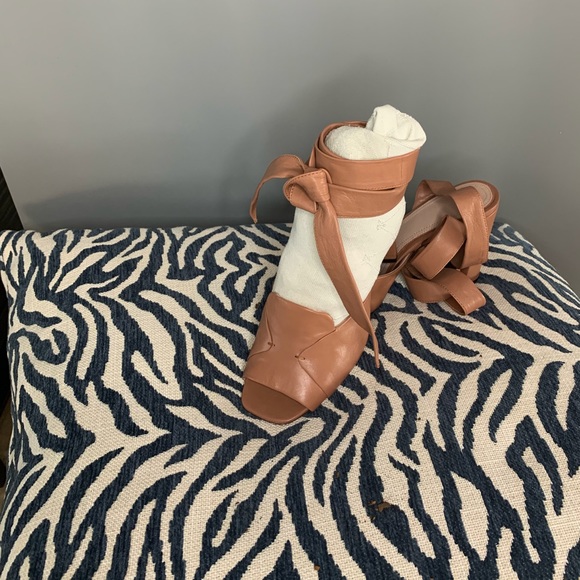 Ankle Wrap Tall Sandals - Picture 5 of 7